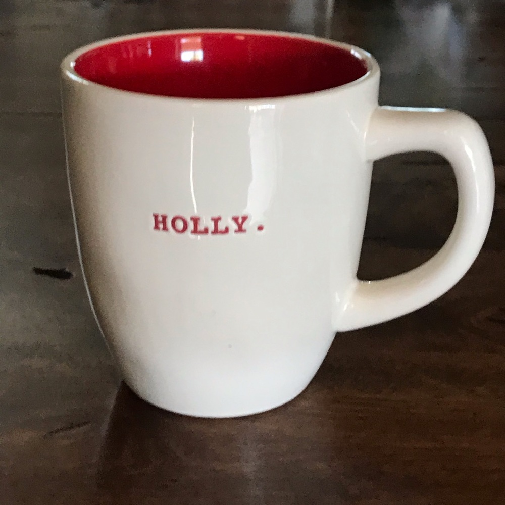 Rae Dunn “Holly” Coffee ☕️ Mug-NWOT